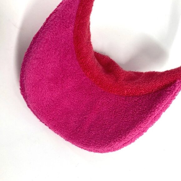 CHANEL 20C logo Hat Pile Visor Sun visor cotton pink - Picture 8 of 14